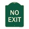 Signmission Parking Lot No Exit Heavy-Gauge Aluminum Architectural Sign, 18" L, 24" H, G-1824-23420 A-DES-G-1824-23420 - alternate 1